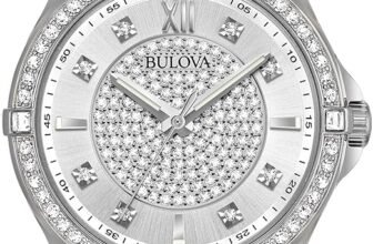 Shine Beyond Time: The Bulova Ladies’ Classic Crystal Stainless Steel Watch (Style 96L236)
