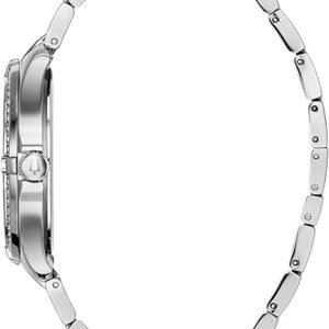 Bulova Ladies’ Classic Crystal Stainless Steel 2-Hand Quartz Watch