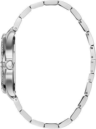 Bulova Ladies' Classic Crystal Stainless Steel 2-Hand Quartz Watch - Image 2