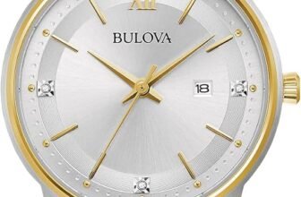 Timeless Radiance: The Bulova Ladies’ Classic Diamond Two-Tone Gold Watch