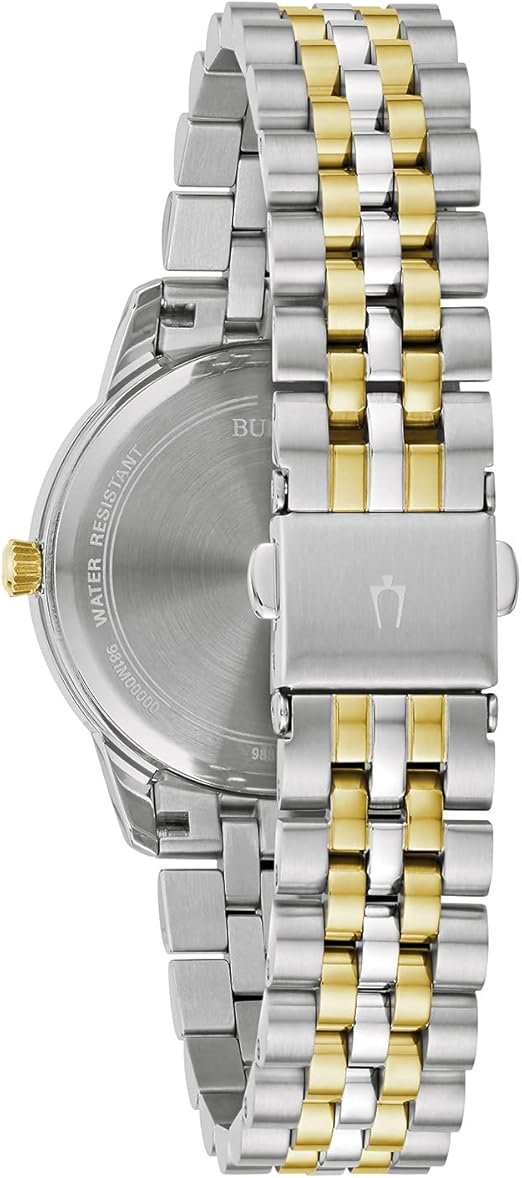 Bulova Ladies' Classic Diamond Two-Tone Gold Stainless Steel - Image 3