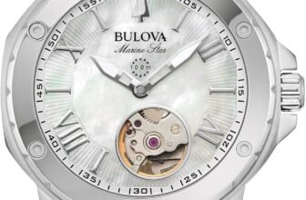 Bulova Ladies’ Marine Star Automatic Watch (96L324): Elegance Meets Ocean-Inspired Strength