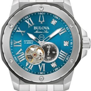 Bulova Marc Anthony Men’s Automatic Marine Star Stainless Steel Watch