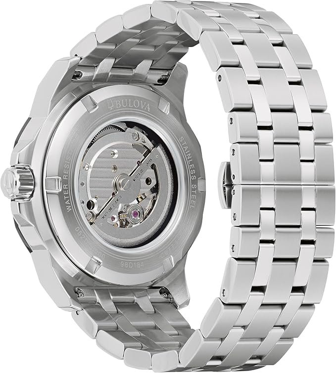 Bulova Marc Anthony Men's Automatic Marine Star Stainless Steel Watch - Image 3