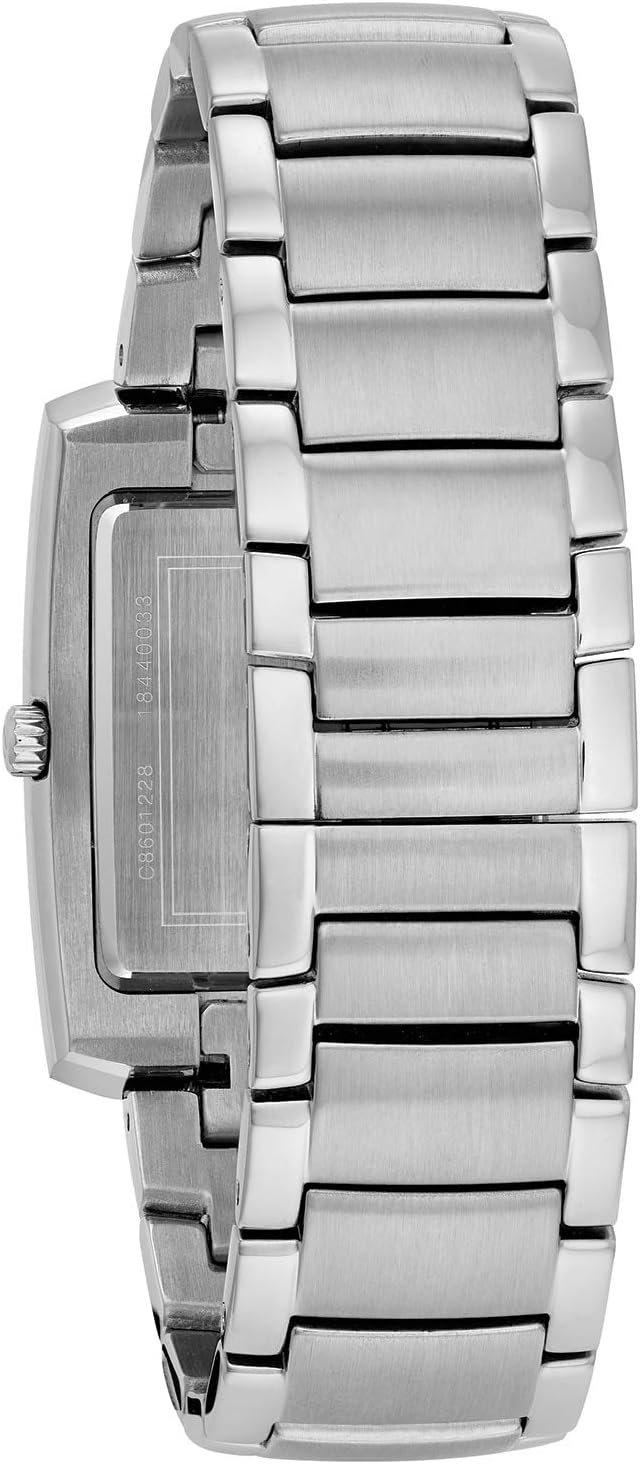 Bulova Men's Classic Rectangle 2-Hand Quartz Watch - Image 3