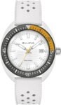 Bulova Oceanographer Snorkel Amazon Exclusive Ceramic Case and White Perforated