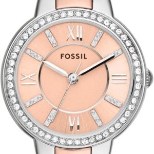 Fossil Women’s Virginia Quartz Stainless Steel Three-Hand Watch