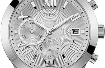 Timeless Power Meets Modern Precision: The GUESS Men’s Stainless Steel Gunmetal Chronograph Watch