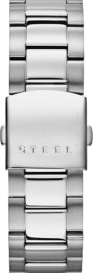 GUESS Men's Stainless Steel Gunmetal Chronograph Bracelet Watch - Image 3