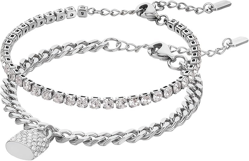 THCN Women's Gold Watch & Bracelets Set - Image 3