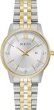 Bulova Ladies’ Classic Diamond Two-Tone Gold Stainless Steel
