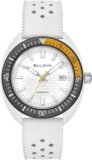 Bulova Oceanographer Snorkel Amazon Exclusive Ceramic Case and White Perforated